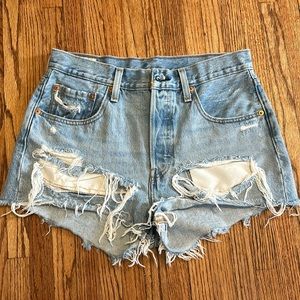 Levi 501 jean shorts